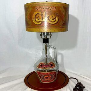 Hand Made wine jug and cake tray lamp
